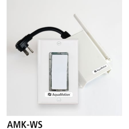 Aquamotion Wireless Wall Rocker Switch To Turn On Circulator For 5 Min. AMK-WS